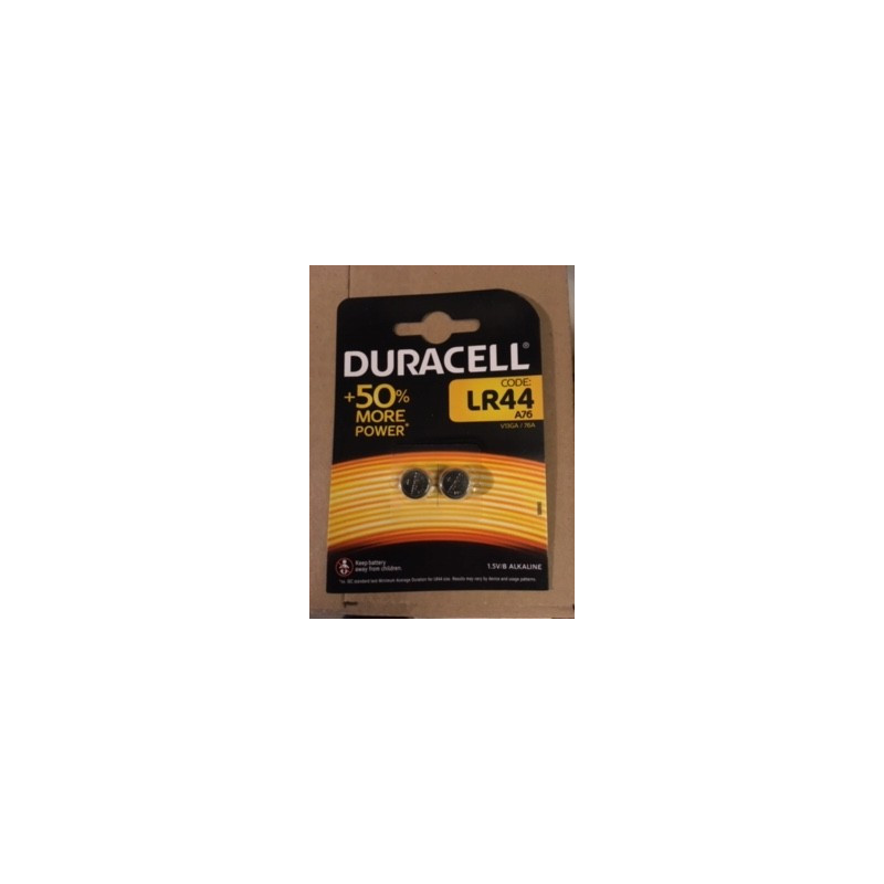 Pile Duracell LR44  BLX2