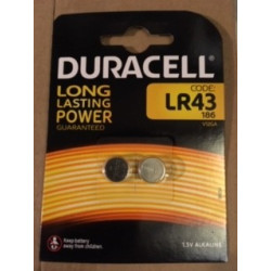 Pile Duracell LR 43 BLX2