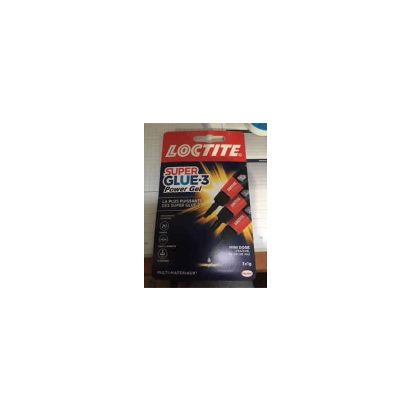 Loctite Super GLUE 3 Power Gel 3x1g  CTN 24