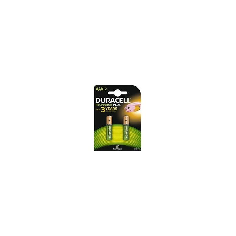 Piles Duracell Rechargeable AAA/2-900MAH