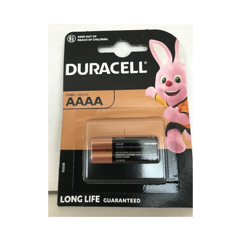 DURACELL MN 2500 AAAA Alkaline 1.5V Blister de 2