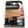 DURACELL MN 2500 AAAA Alkaline 1.5V Blister de 2