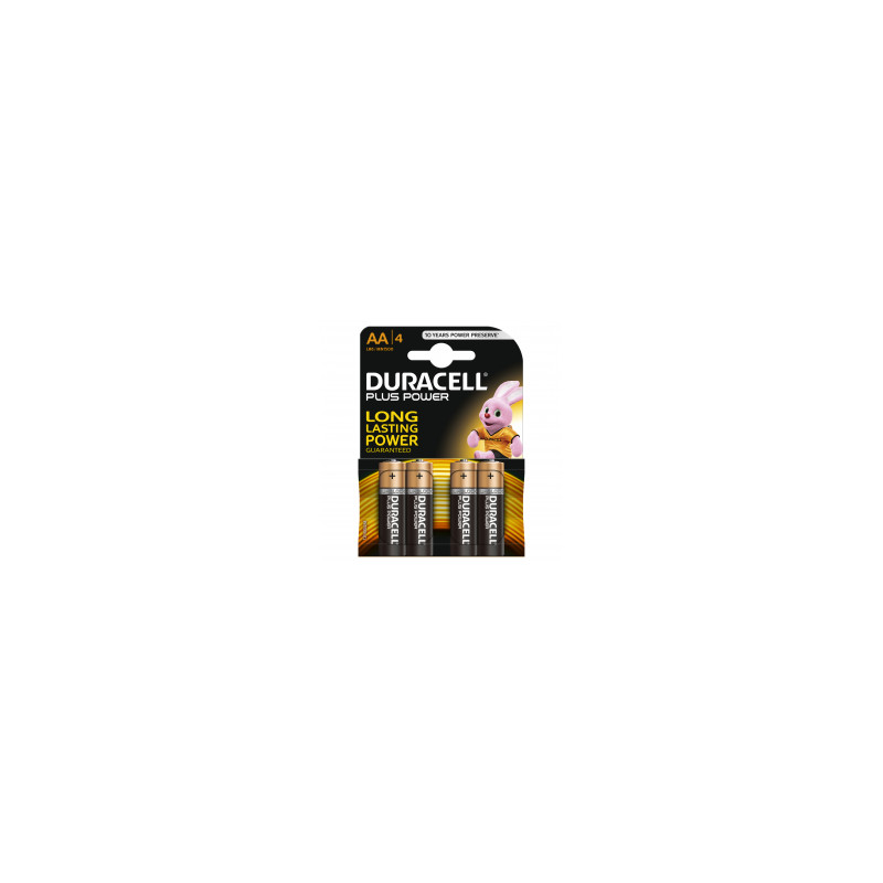 Piles Duracell  100% extra  life LR06/4 MN1500