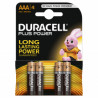 Piles Duracell 100% EXTRA LIFE AAA LR03/4 MN2400