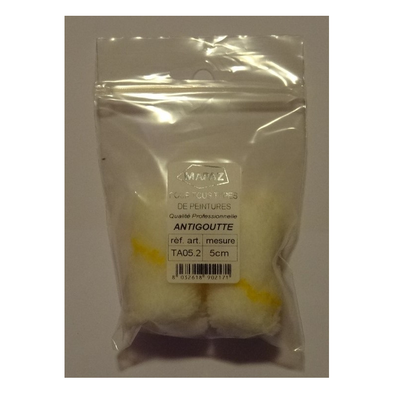 2 Mini Manchons Antigoutte 5cm