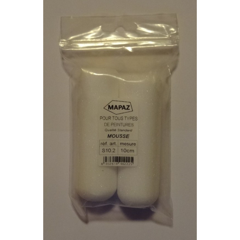 2 Mini Manchons Mousse 10cm