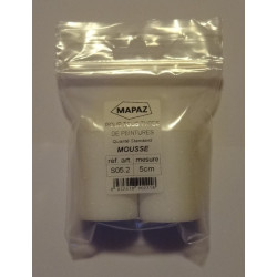 2 Mini Manchons Mousse 5cm